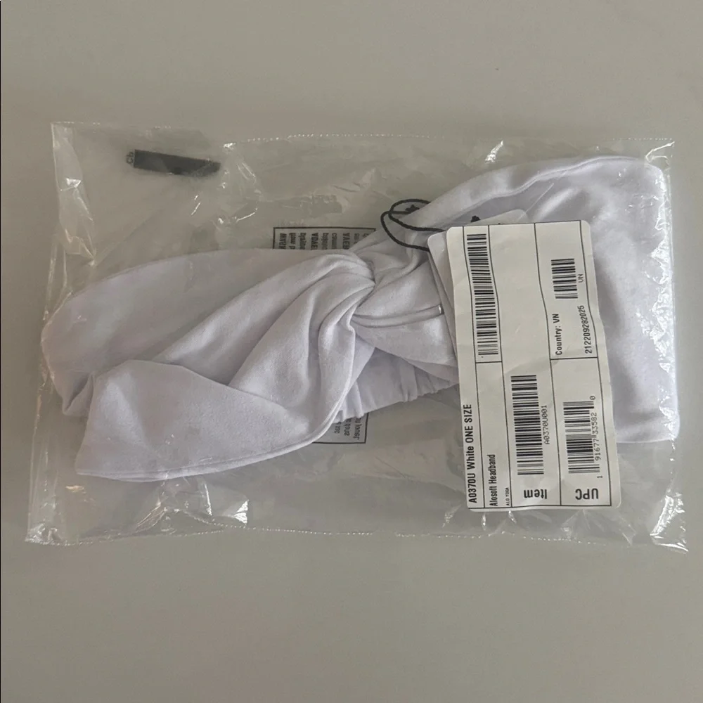 Alo Yoga Alosoft Headband *White*
